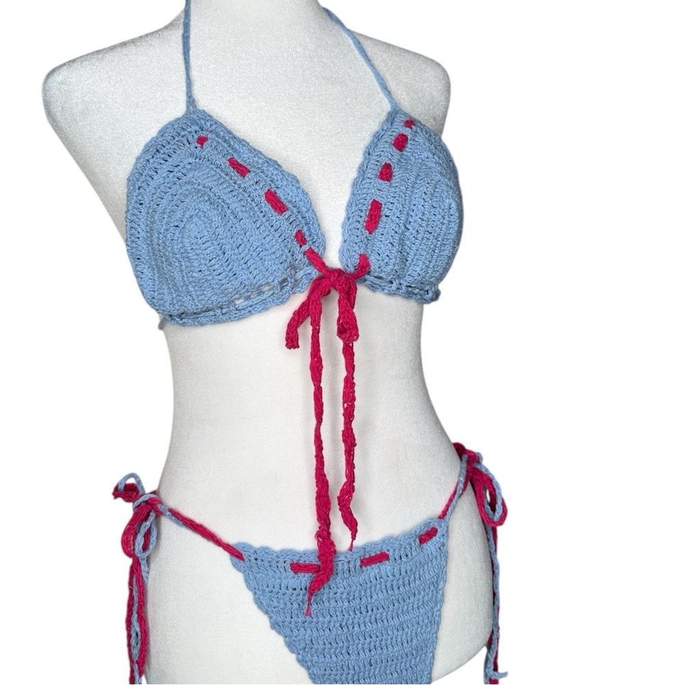 Daisy Beachwear Crochet Bikini Set